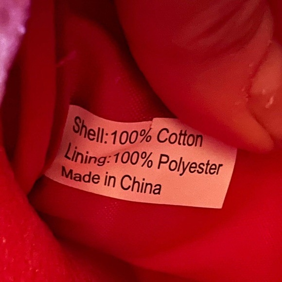 Contents by Allegro Set of 3 Pink, Orange & Cream Fabric Makeup, Travel Bags - Picture 10 of 12